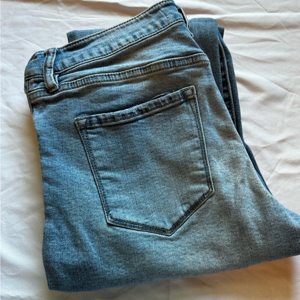 Kancan Ripped Knee, Boyfriend Fit Ankle Length